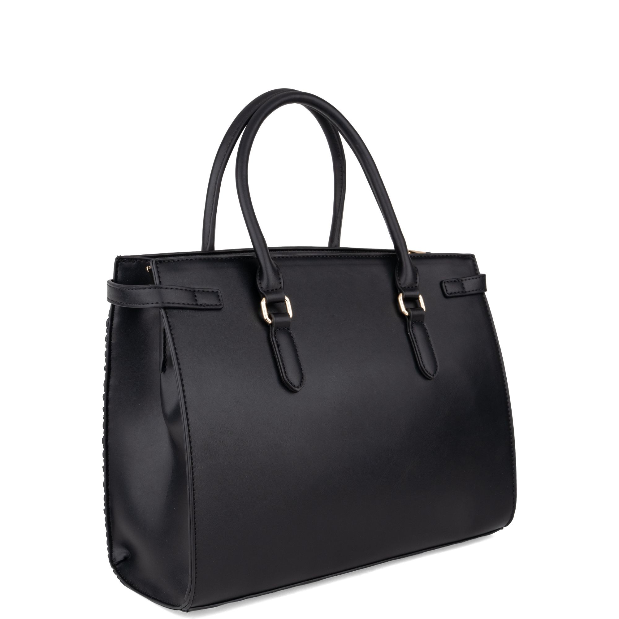 LA CONTE Pirkinių krepšys moterims, Juoda, Tote bag 1