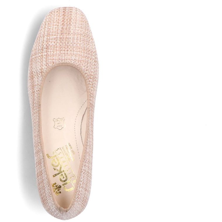 RIEKER Klasikiniai batai moterims, Ruda, FORMAL 4