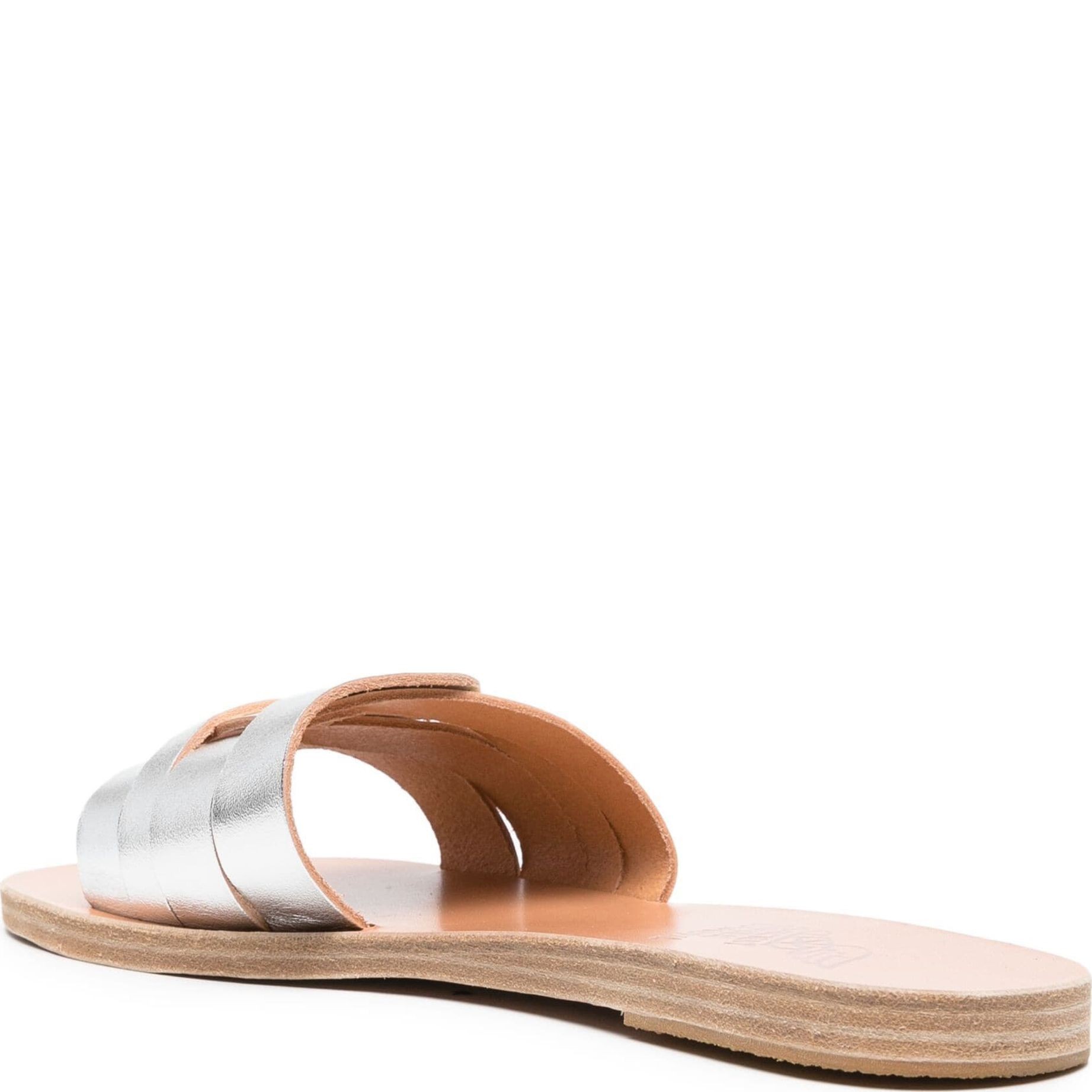 ANCIENT GREEK SANDAL Basutės moterims, Sidabrinė, Filenada vachetta sandals 3