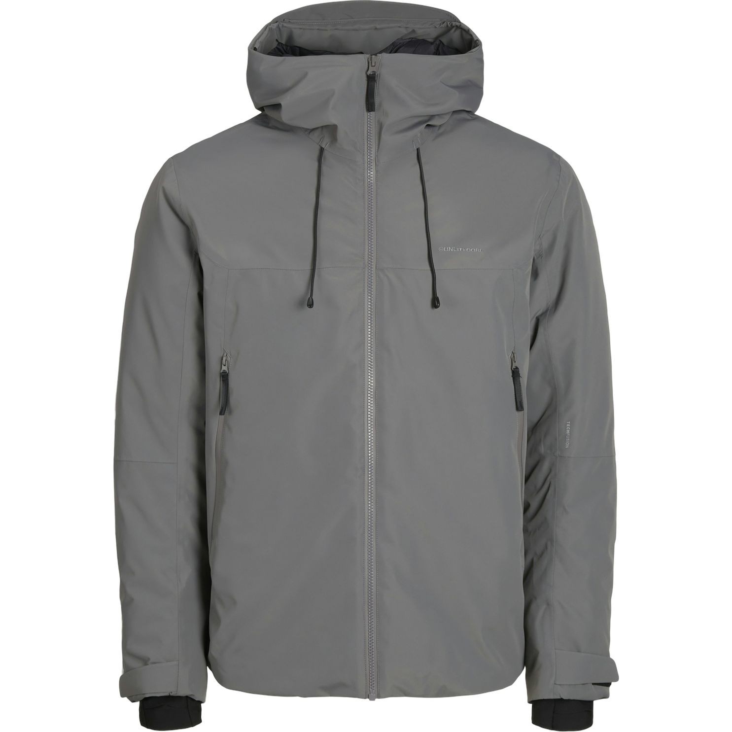 JACK & JONES Lengva striukė vyrams, Pilka, Summit padded shell jacket 1