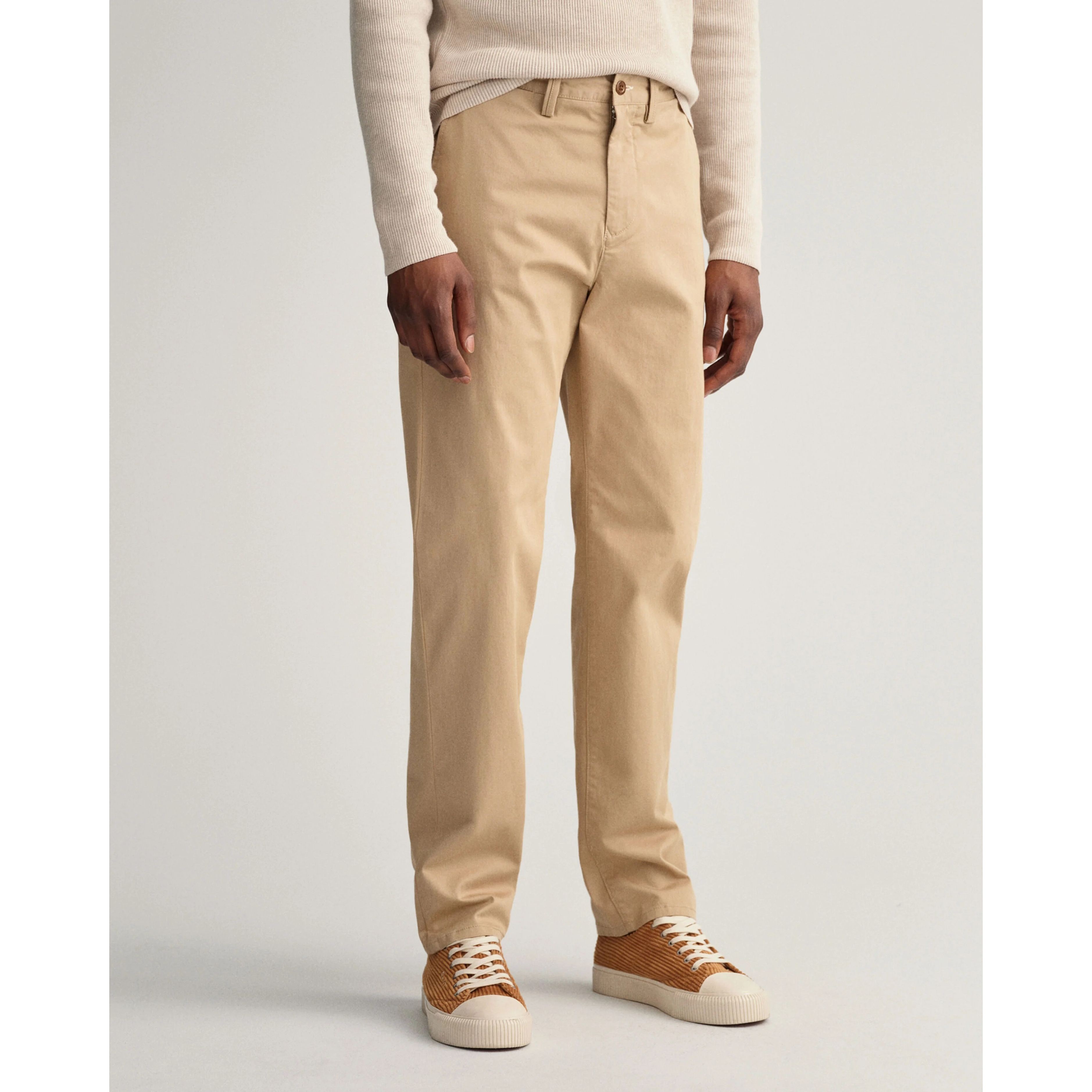 GANT Kelnės vyrams, Khaki, ALLISTER TWILL 2