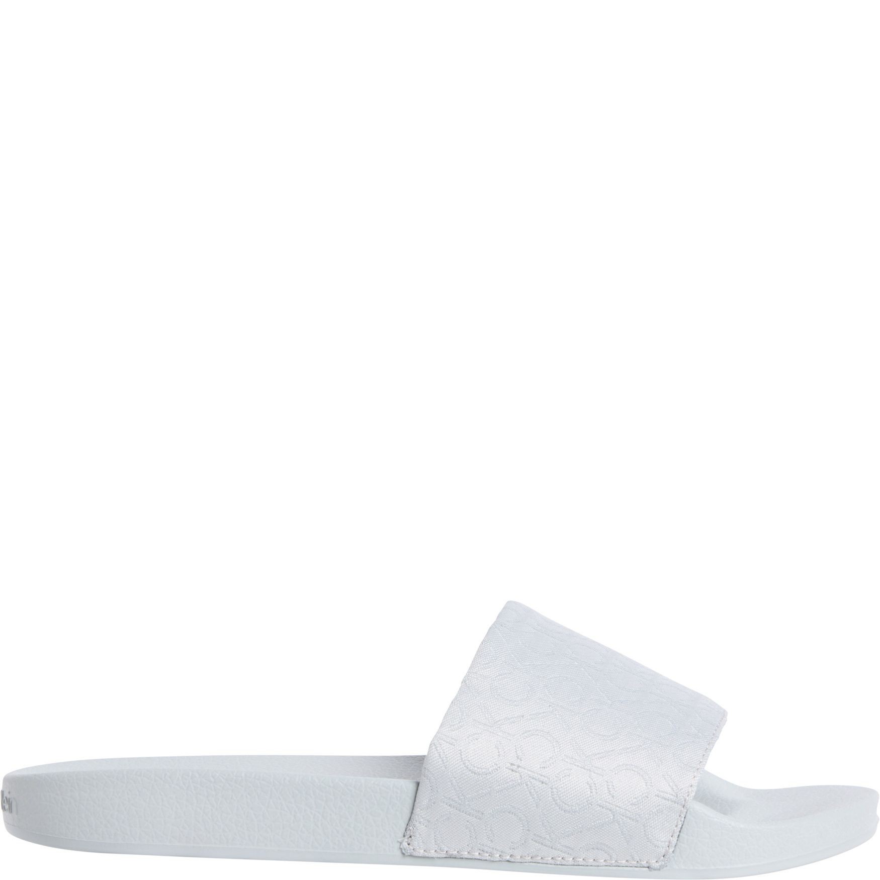 CALVIN KLEIN Guminės šlepetės moterims, Pilka, Pool slide 2