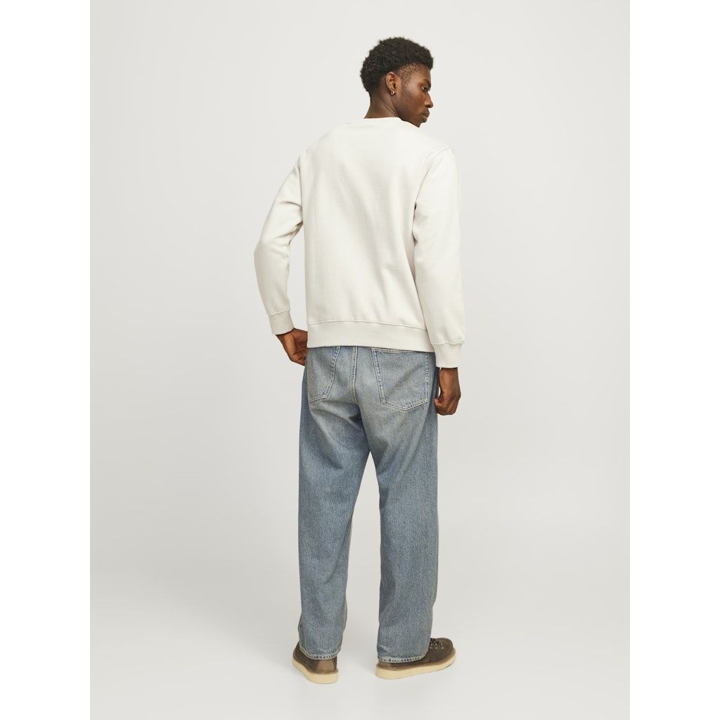 JACK & JONES Megztinis vyrams, Smėlio, Urban edge sweat crew neck 3