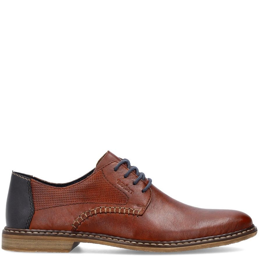 RIEKER Klasikiniai batai vyrams, Ruda, FORMAL 4