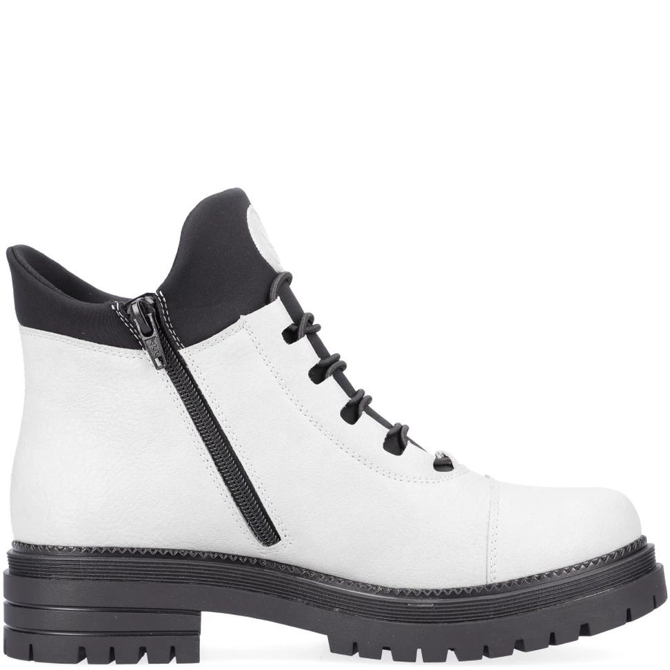 RIEKER Aulinukai moterims, Balta, BOOTIES 3