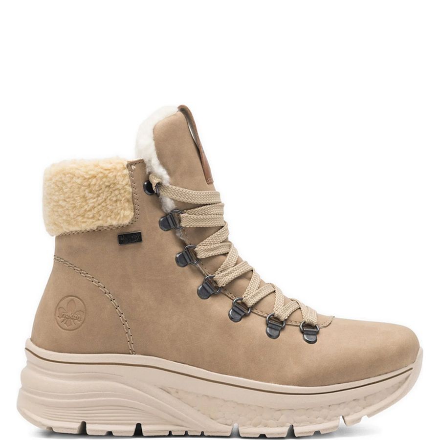 RIEKER Aulinukai moterims, Smėlio, Booties 2