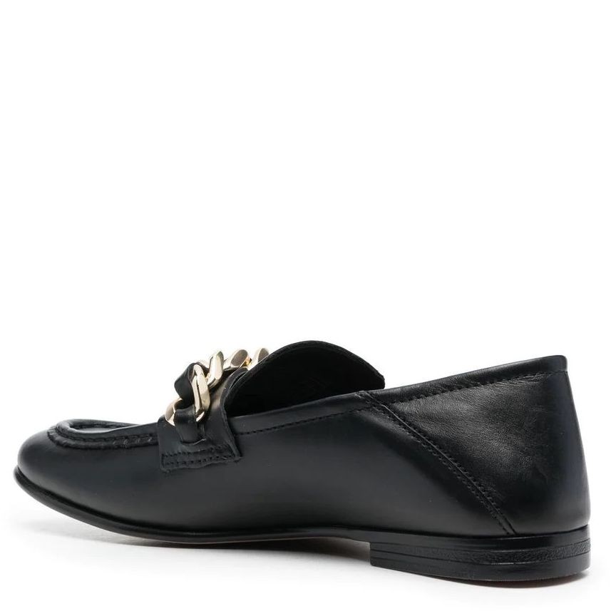 TOMMY HILFIGER Loaferiai moterims, Juoda, CHAIN LOAFER 3