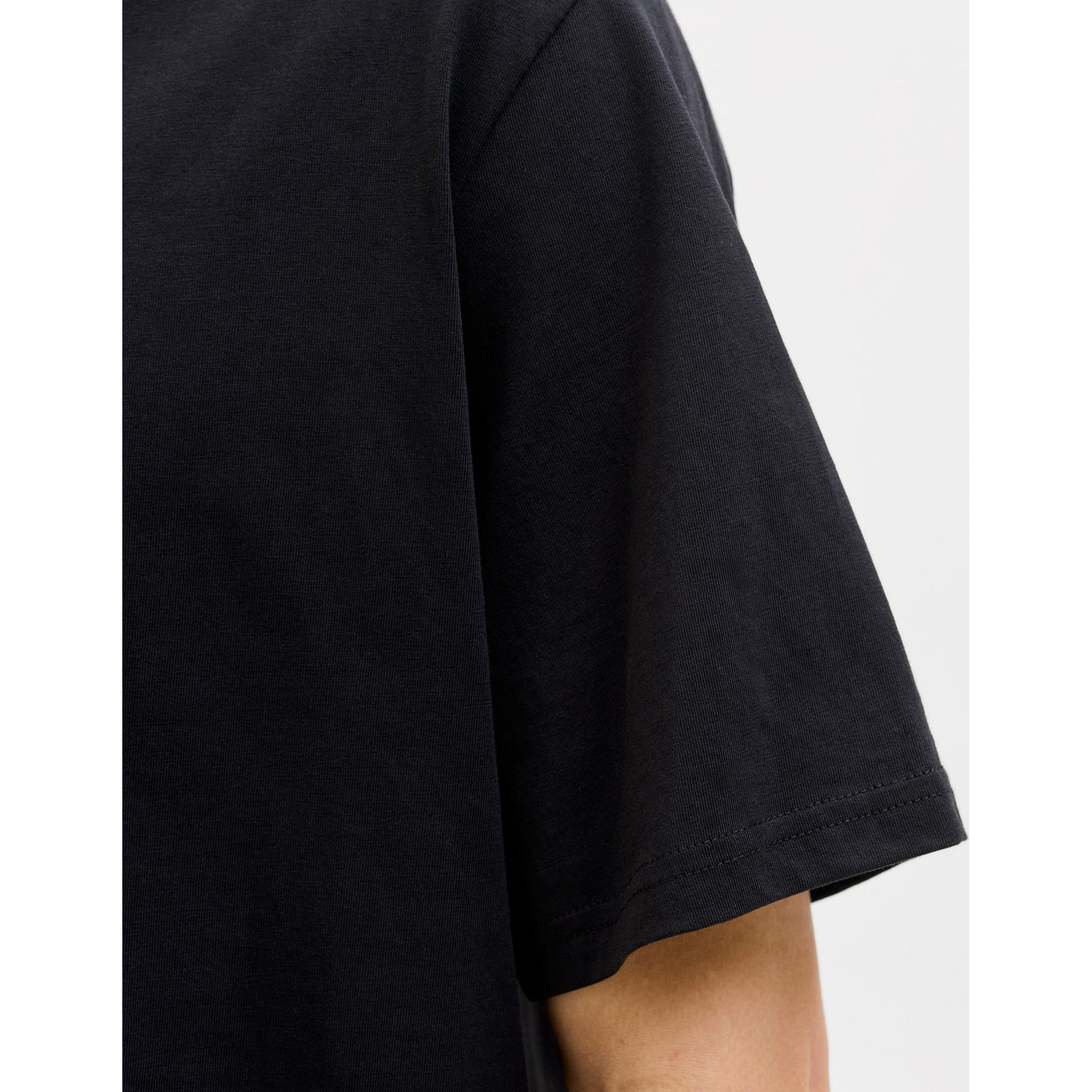 JACK & JONES Marškinėliai vyrams, Juoda, Soho crew neck 6