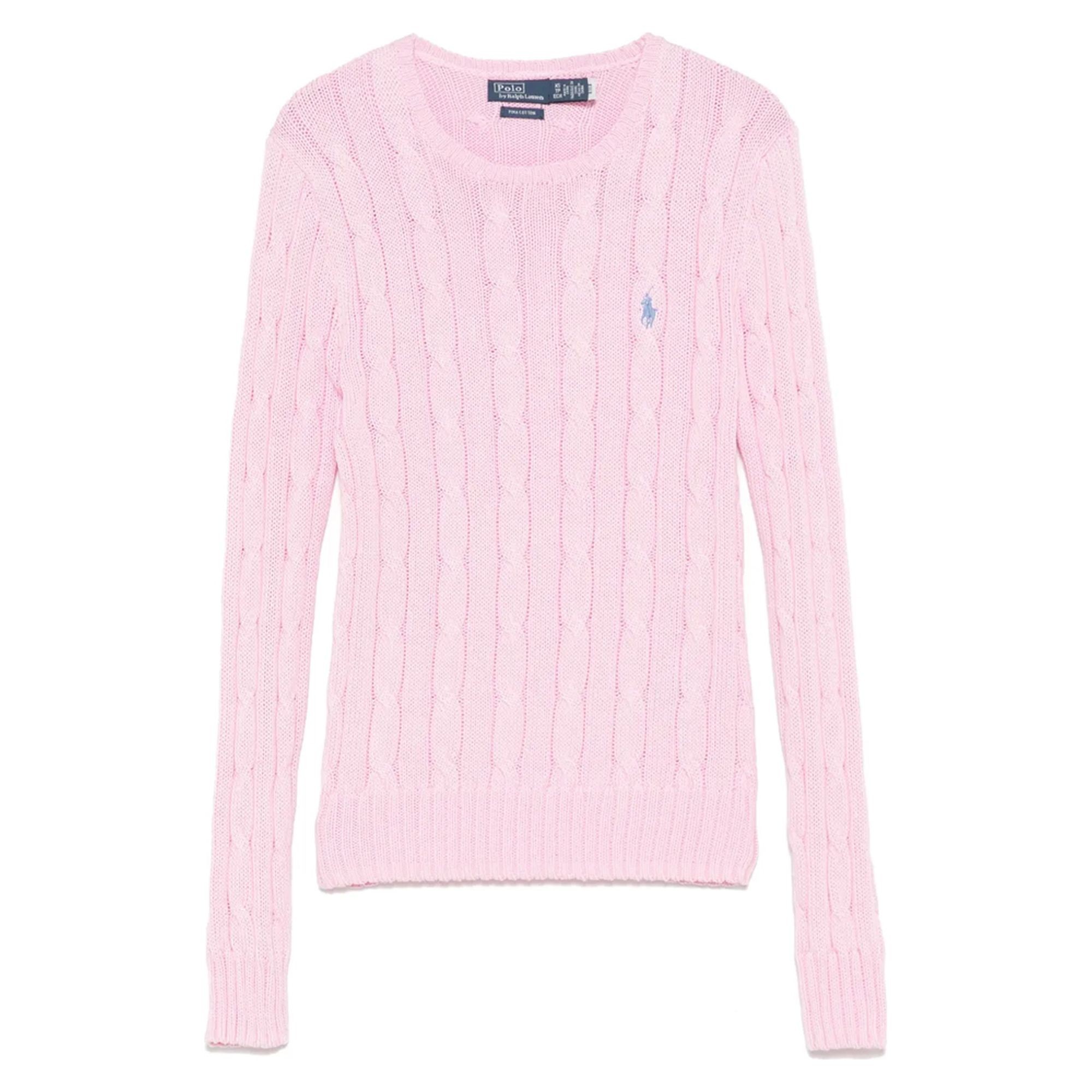 POLO RALPH LAUREN Megztinis moterims, Rožinė, Julianna-long sleeve-pullover 1