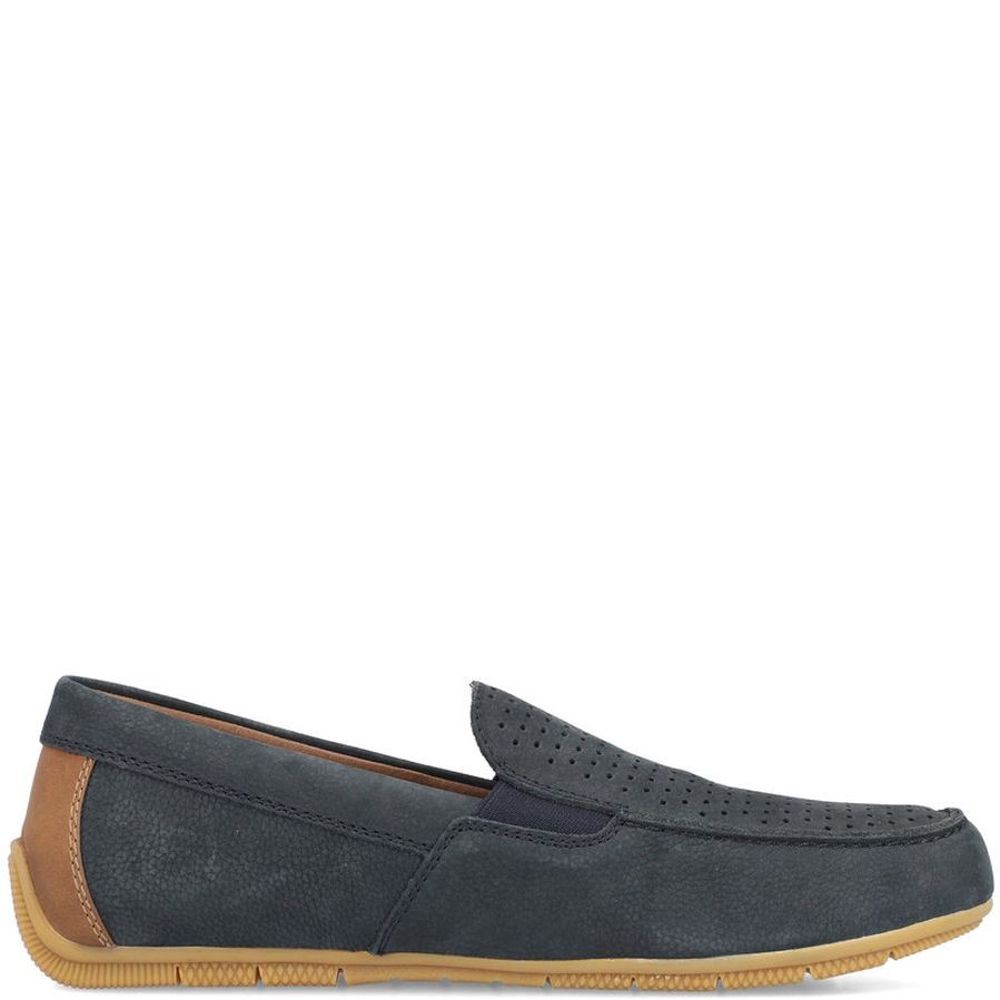 RIEKER Mokasinai vyrams, Mėlyna, MOCASINS 12