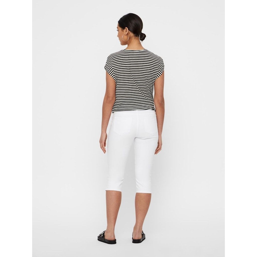 VERO MODA Marškinėliai moterims, Balta, VMHOT SEVEN NW DNM SL 4