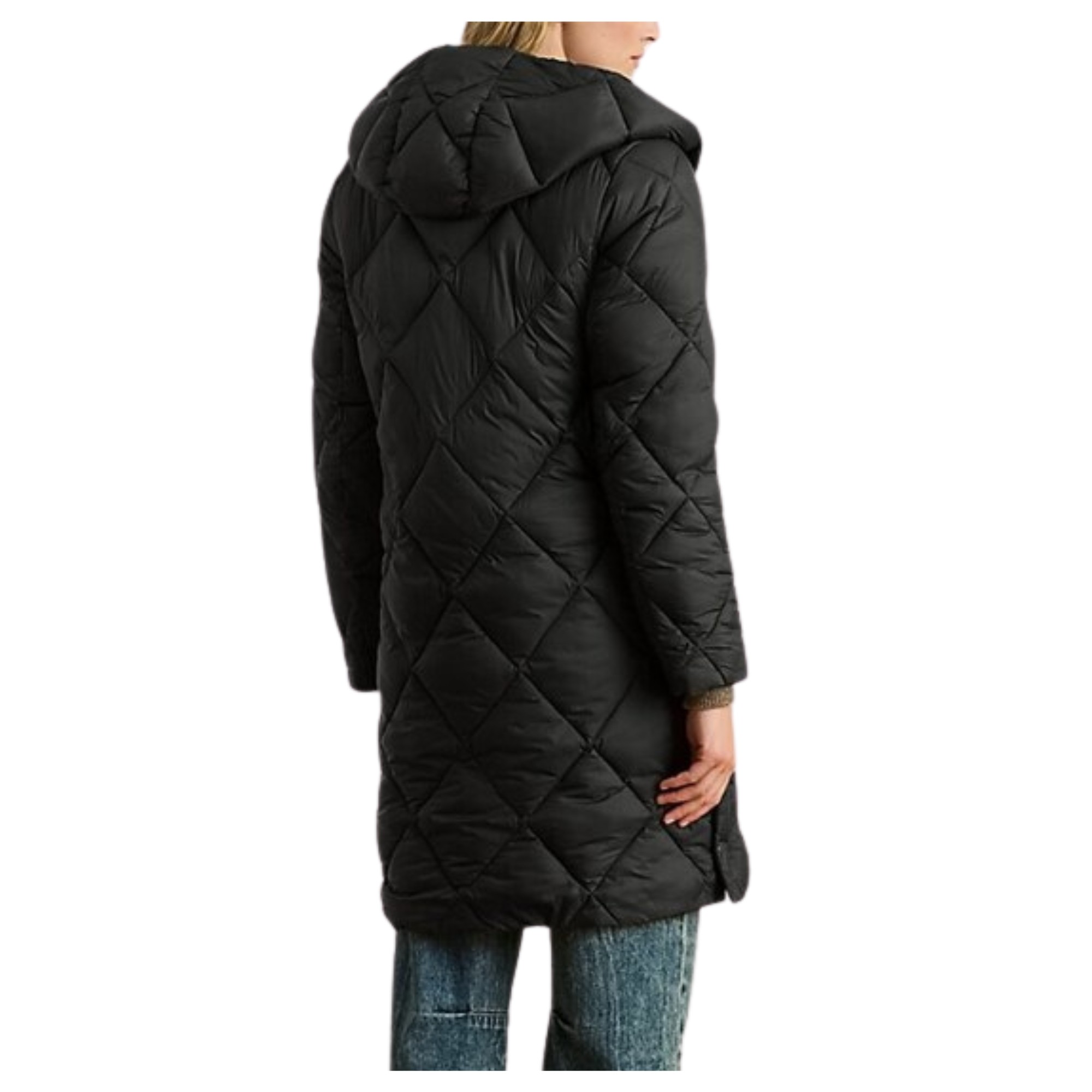 LAUREN RALPH LAUREN Striukė moterims, Juoda, Sf pf diaql insulated coat 3