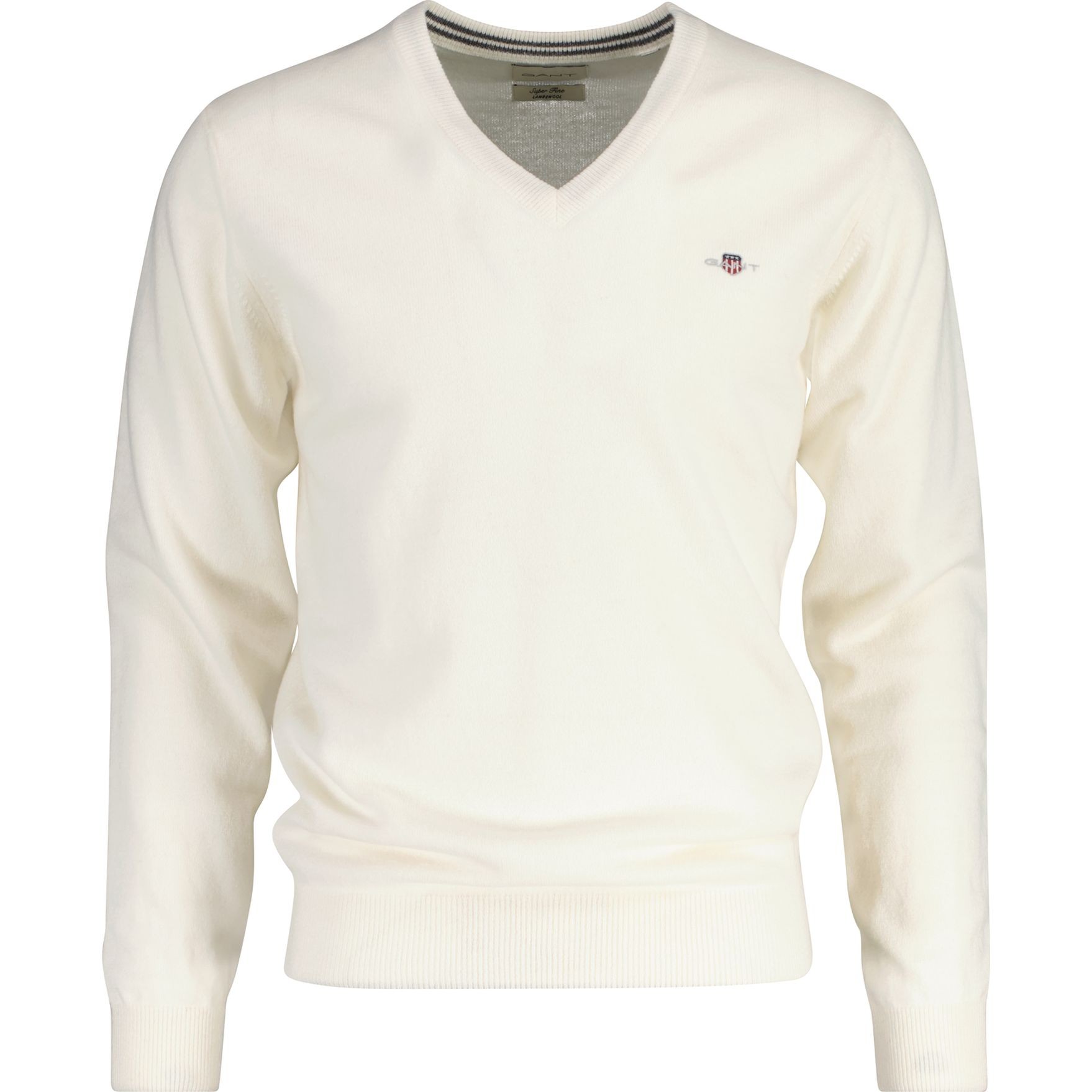 GANT Megztinis vyrams, Smėlio, Superfine lambswool sweater