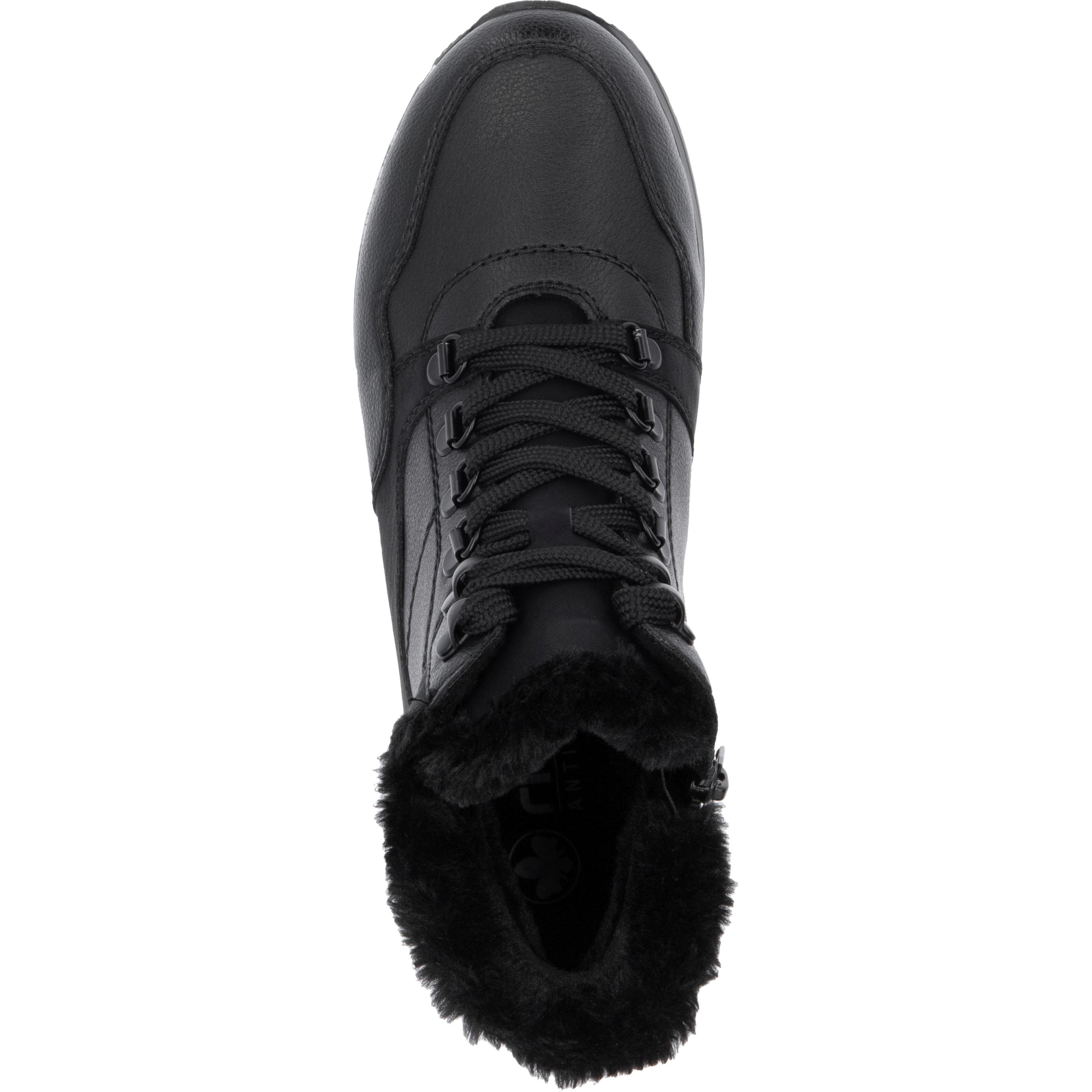 RIEKER Aulinukai moterims, Juoda, Ladies mid height boots 7