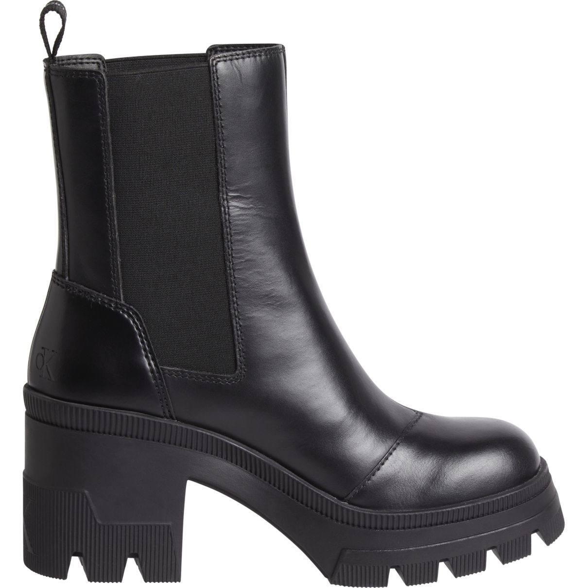 CALVIN KLEIN JEANS Aulinukai moterims, Juoda, Chunky heeled chelsea boot 2