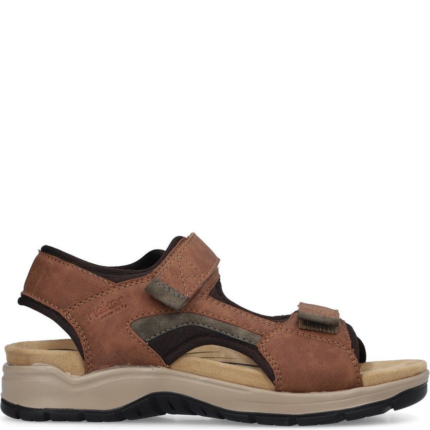 RIEKER Basutės vyrams, Ruda, Sandals 2
