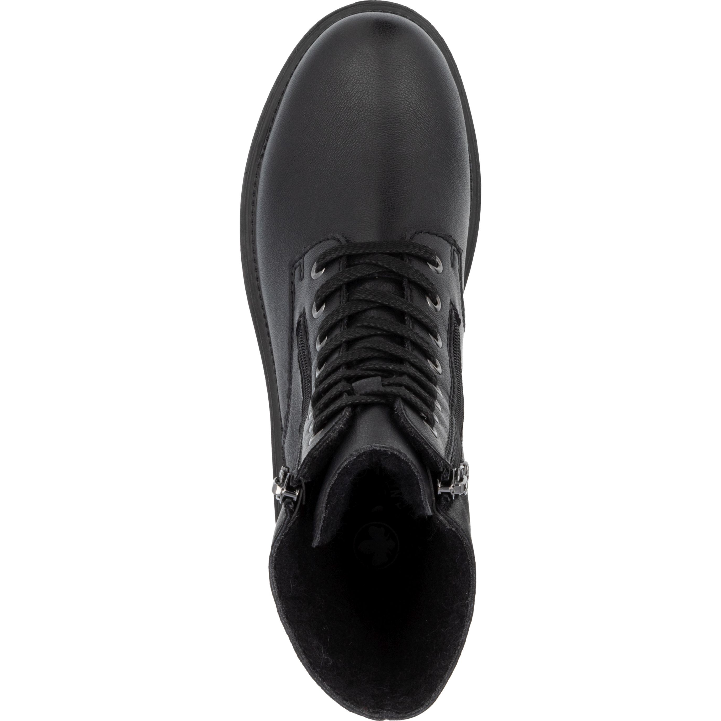 RIEKER Aulinukai moterims, Juoda, Ladies mid height boots 7