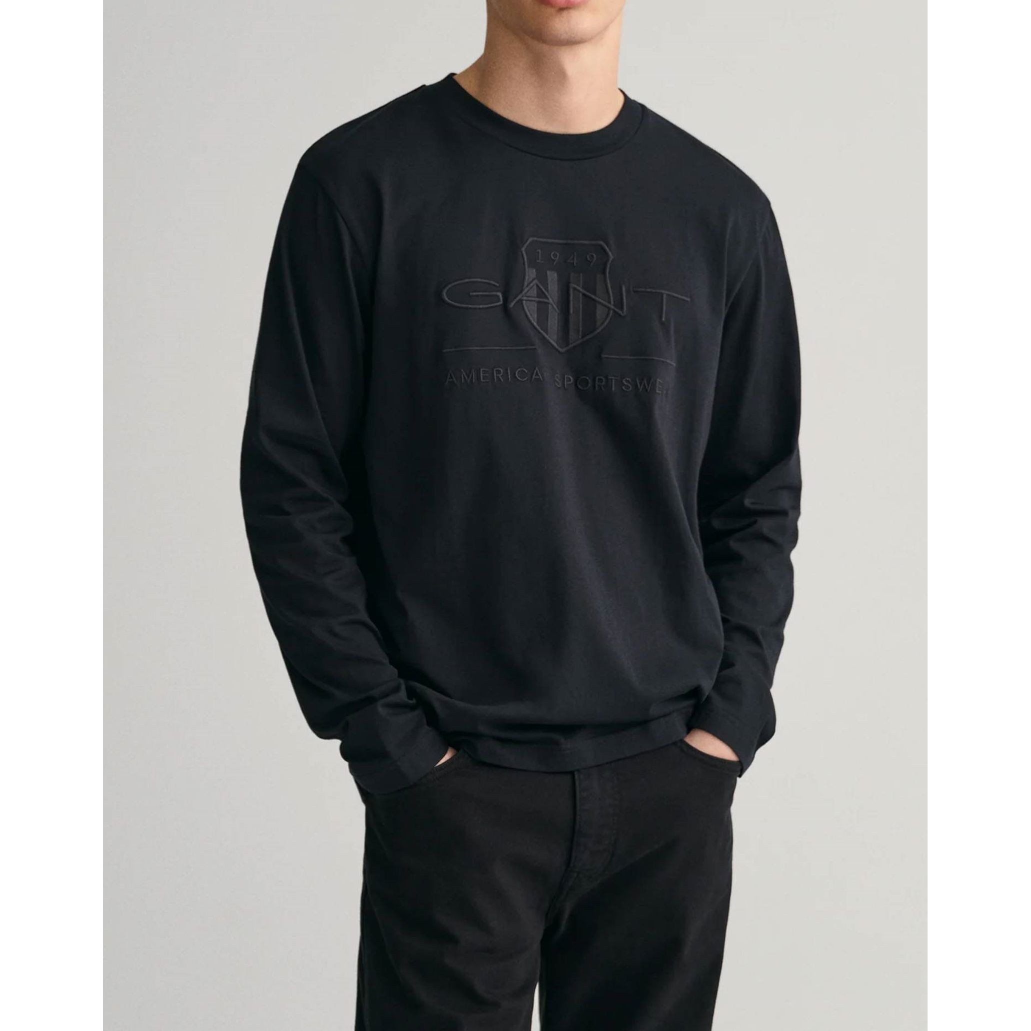 GANT Megztinis vyrams, Juoda 3