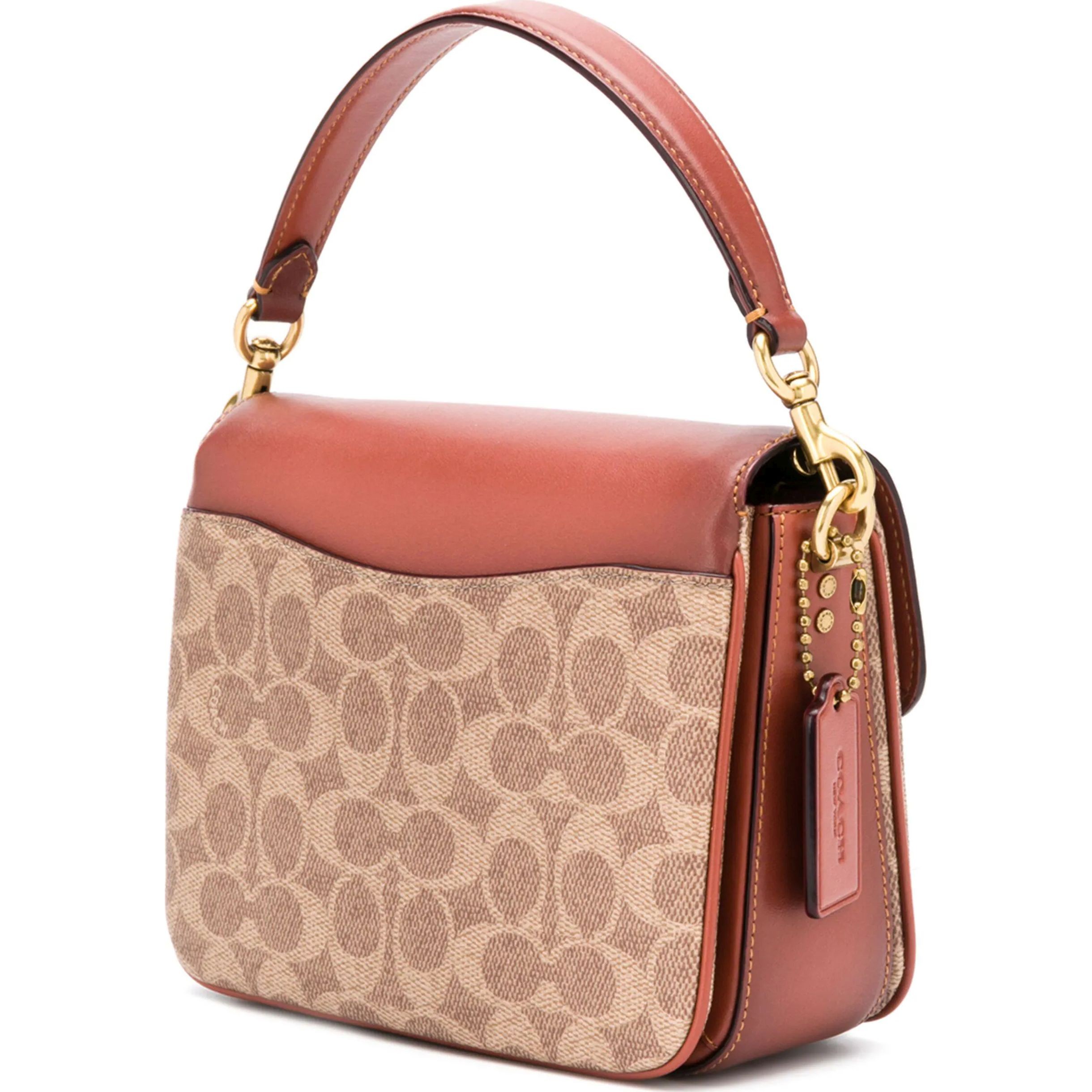 COACH Rankinė per petį moterims, Ruda, Signature cassie crossbody 19 2