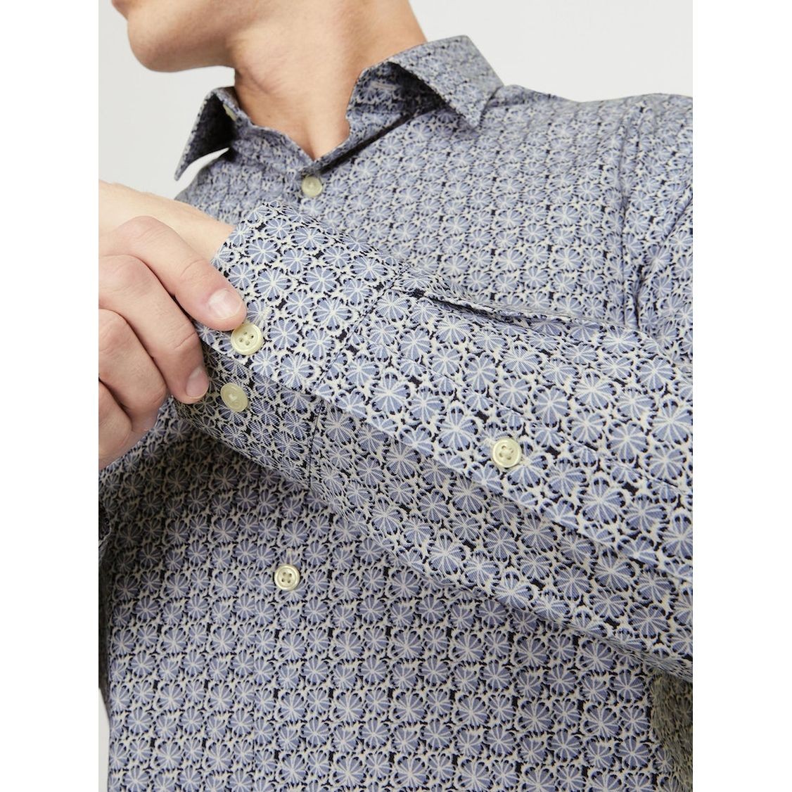 JACK & JONES Marškiniai vyrams, Mėlyna, Jprblanordshirts 6