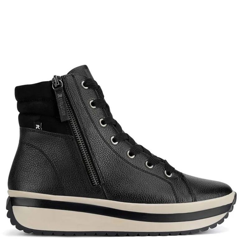 RIEKER EVOLUTION Aulinukai moterims, Juoda, Ladies mid height boots 2