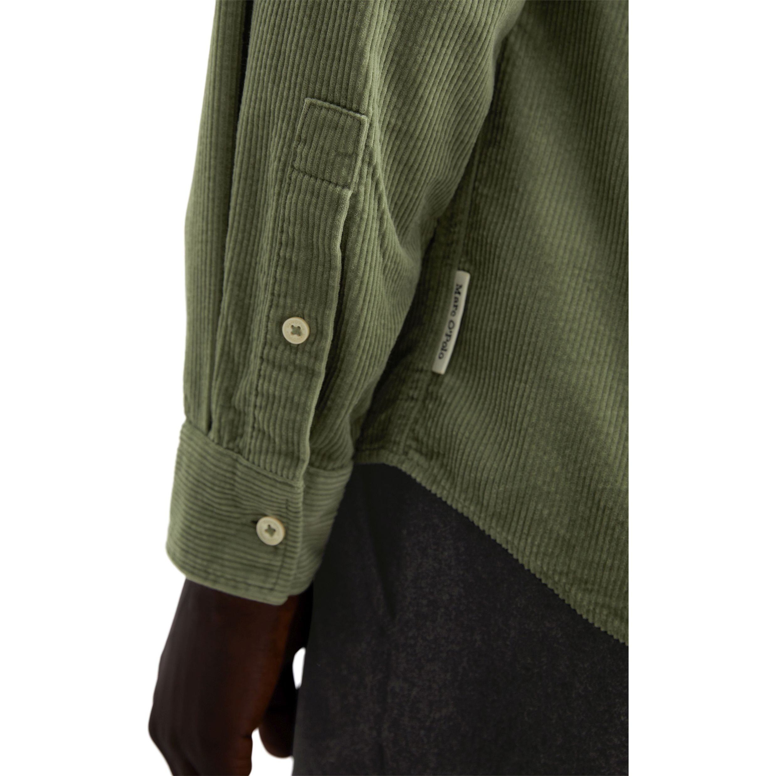 MARC O'POLO Marškiniai ilgomis rankovėmis vyrams, Žalia, Shirts lon 429730942172 4