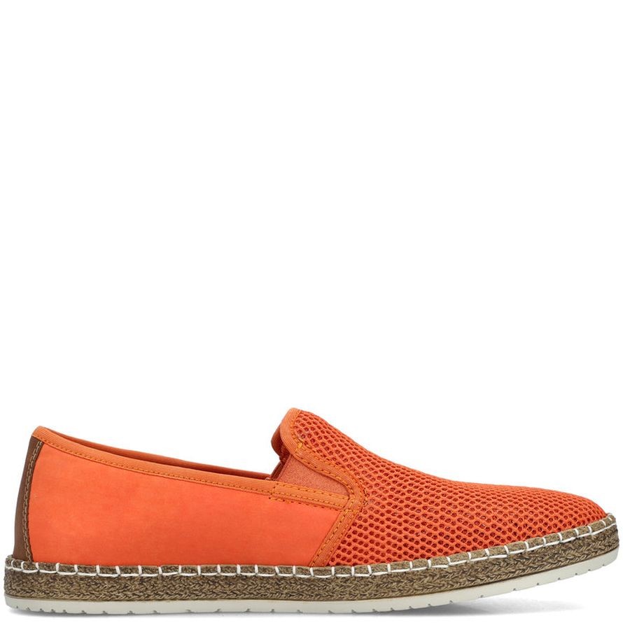 RIEKER Laisvalaikio bateliai vyrams, Oranžinė, LEISURE 12