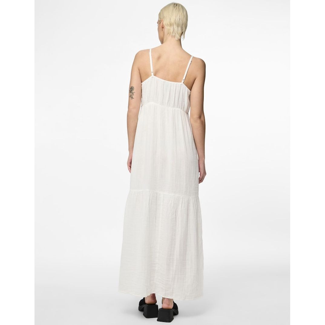 PIECES Maxi suknelė moterims, Balta, Pcastina maxi dress 4