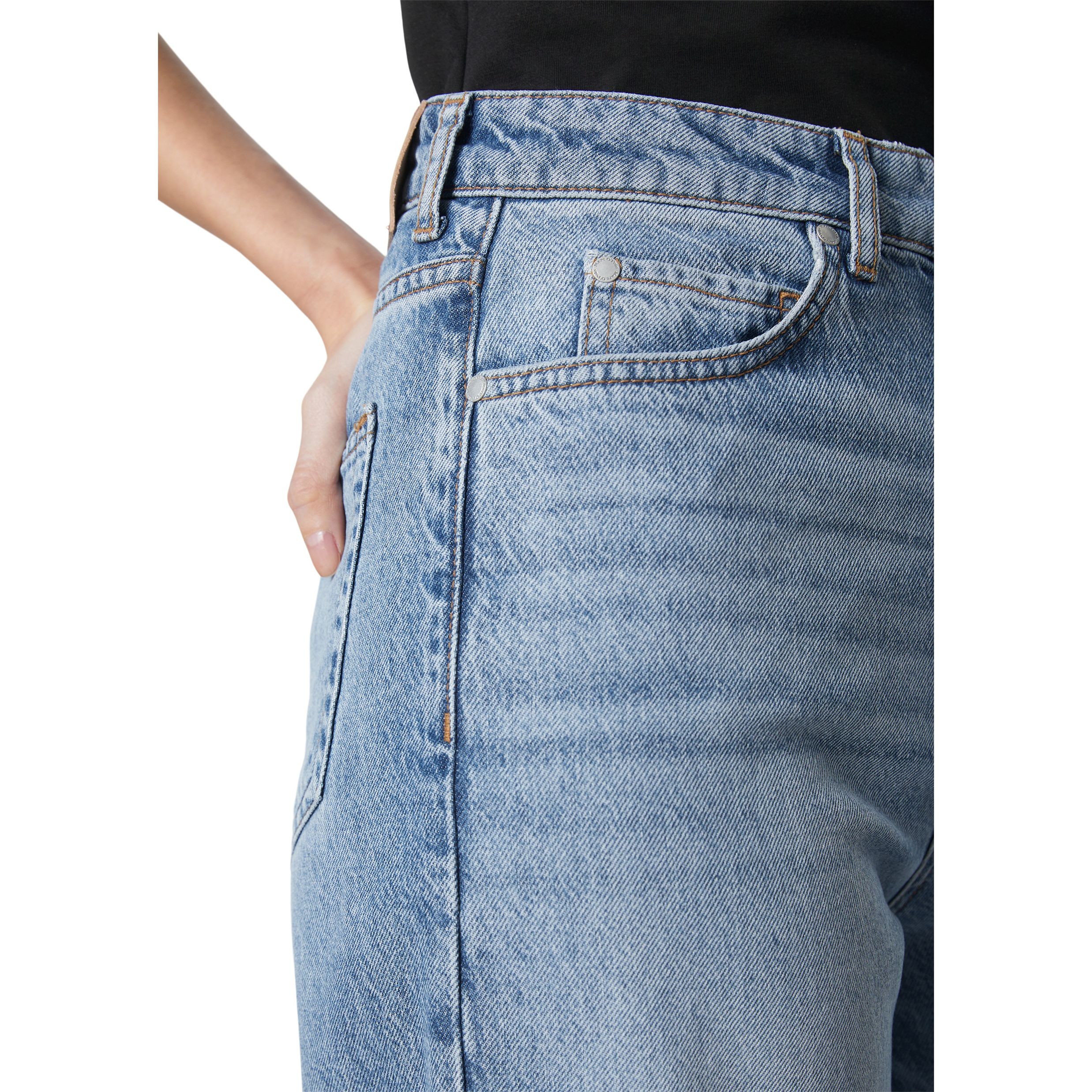 MARC O'POLO Platūs džinsai moterims, Mėlyna 4