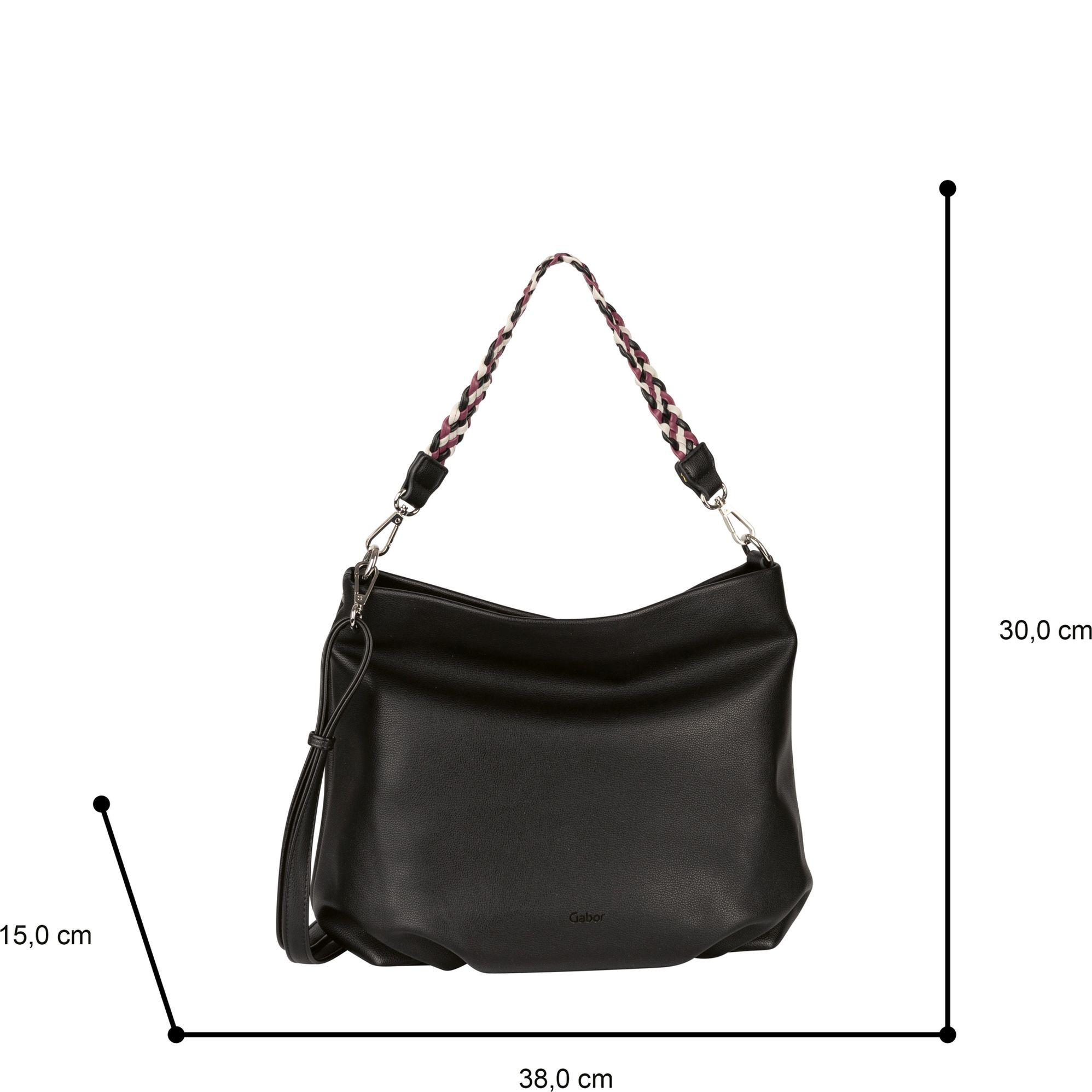 GABOR Rankinė, krepšys moterims, Juoda, Linnie bag 5