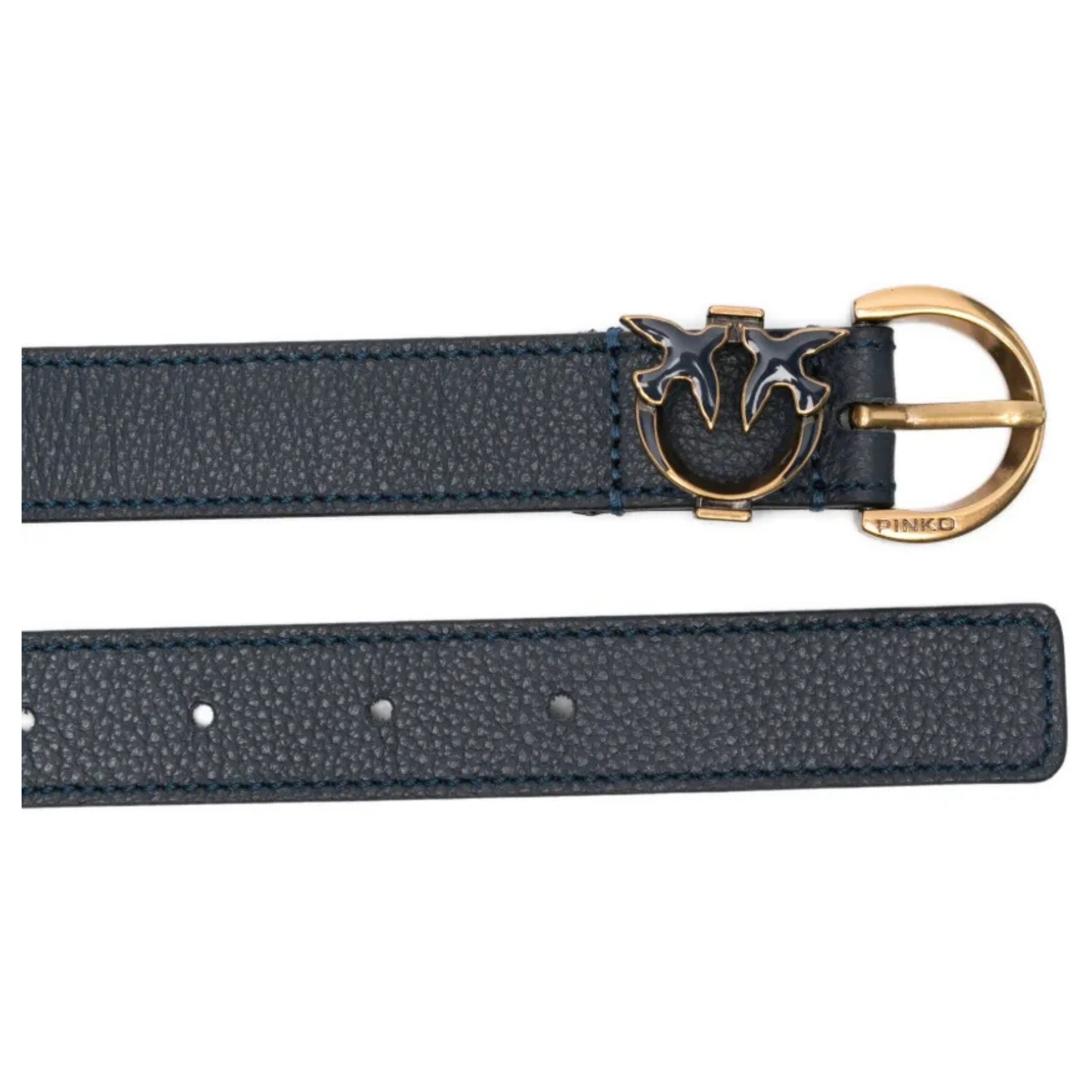 PINKO Diržas moterims, Mėlyna, Tamboril h2,5 belt pelle botta 2