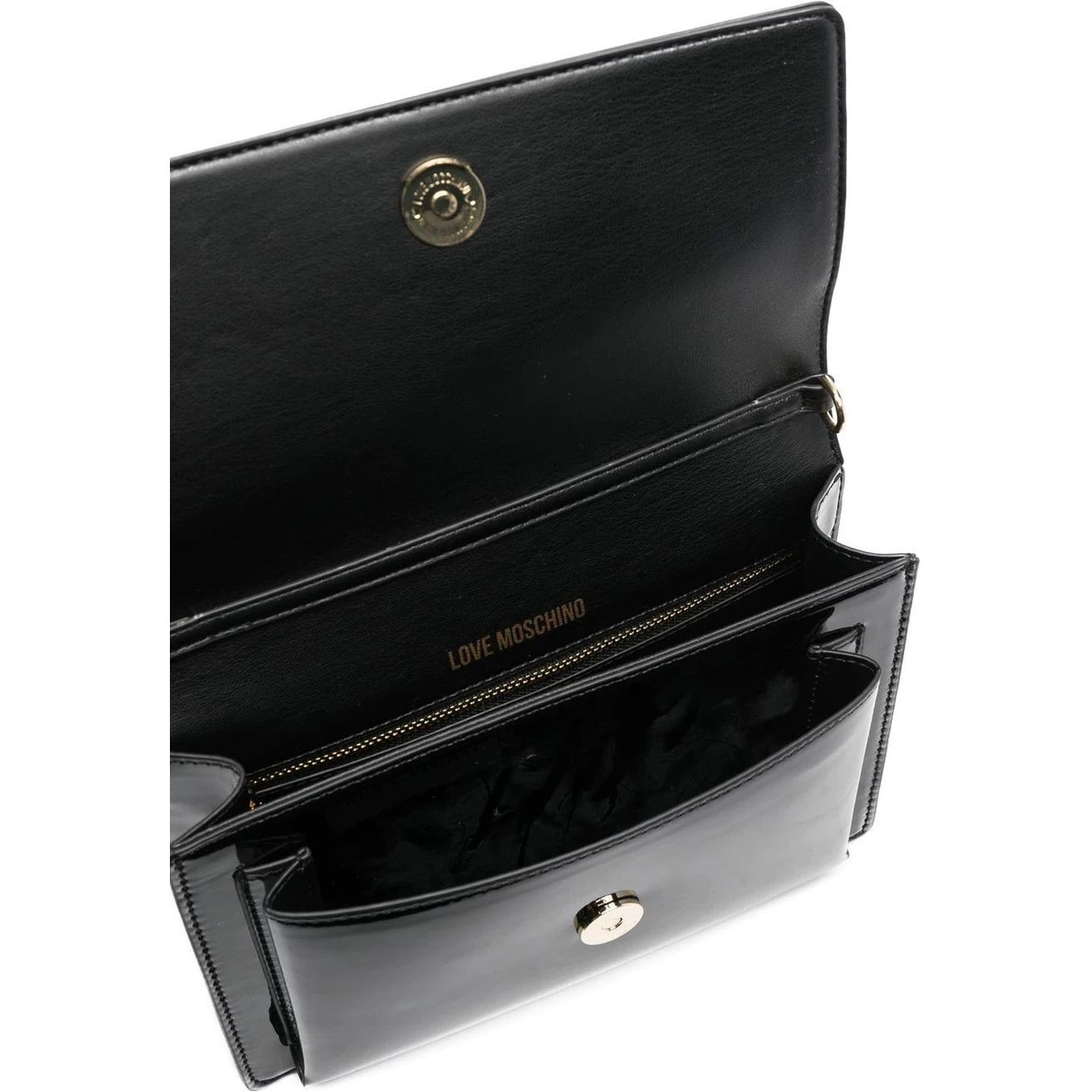 LOVE MOSCHINO Rankinė per petį moterims, Juoda, Crossbody 4