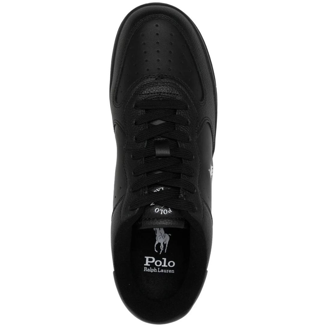POLO RALPH LAUREN Sportiniai bateliai vyrams, Juoda, Low top lace sneakers 4