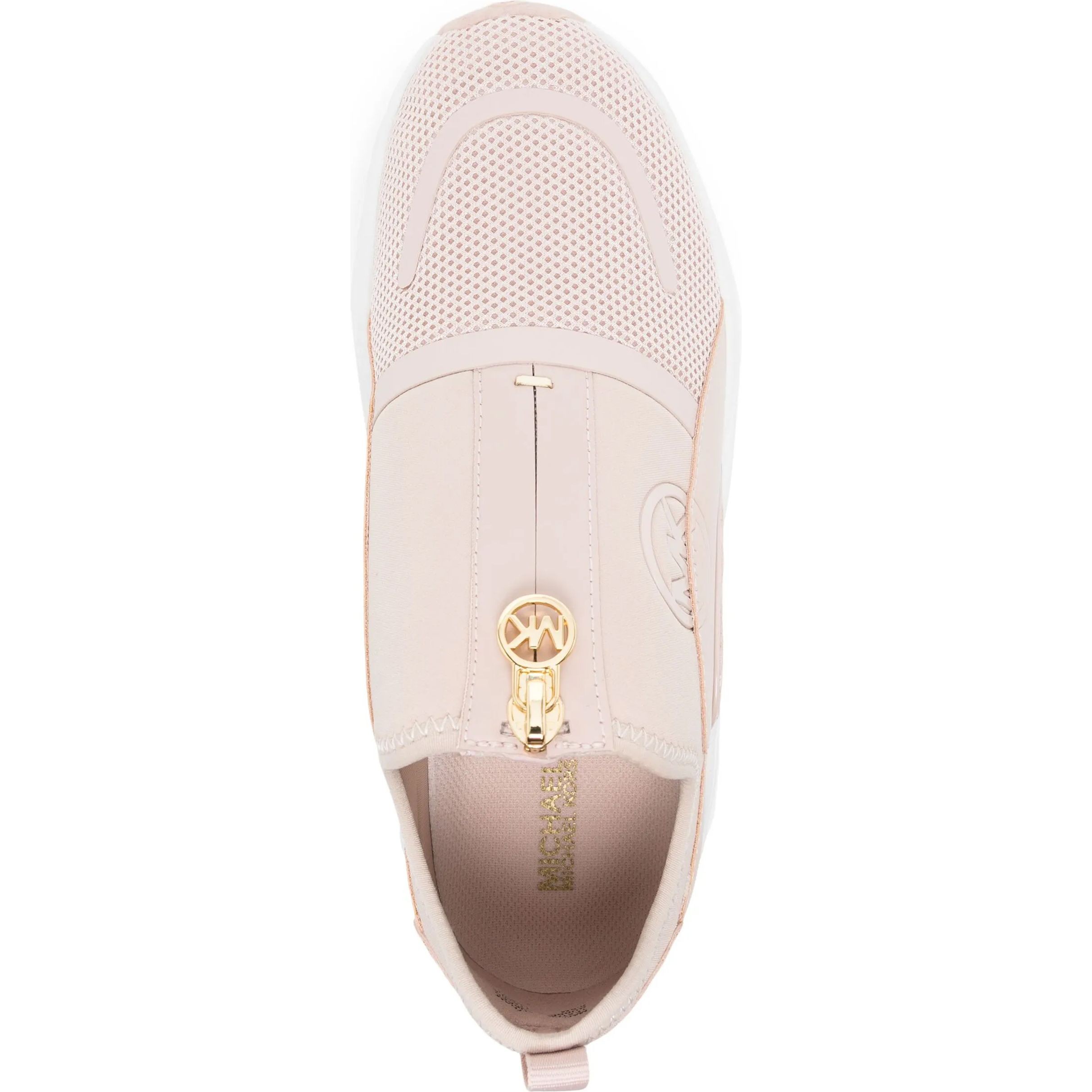 MICHAEL KORS Laisvalaikio bateliai moterims, Smėlio, Sami zip trainer 4