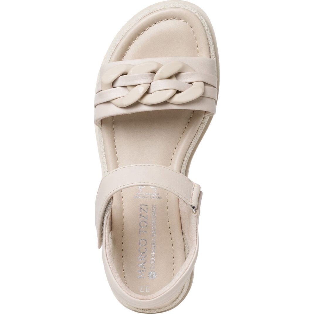MARCO TOZZI Basutės moterims, Smėlio, SANDALS 4