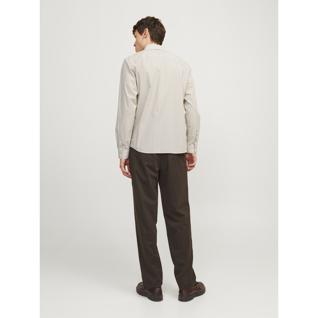 JACK & JONES Marškiniai ilgomis rankovėmis vyrams, Marga, Black pool stretch 7