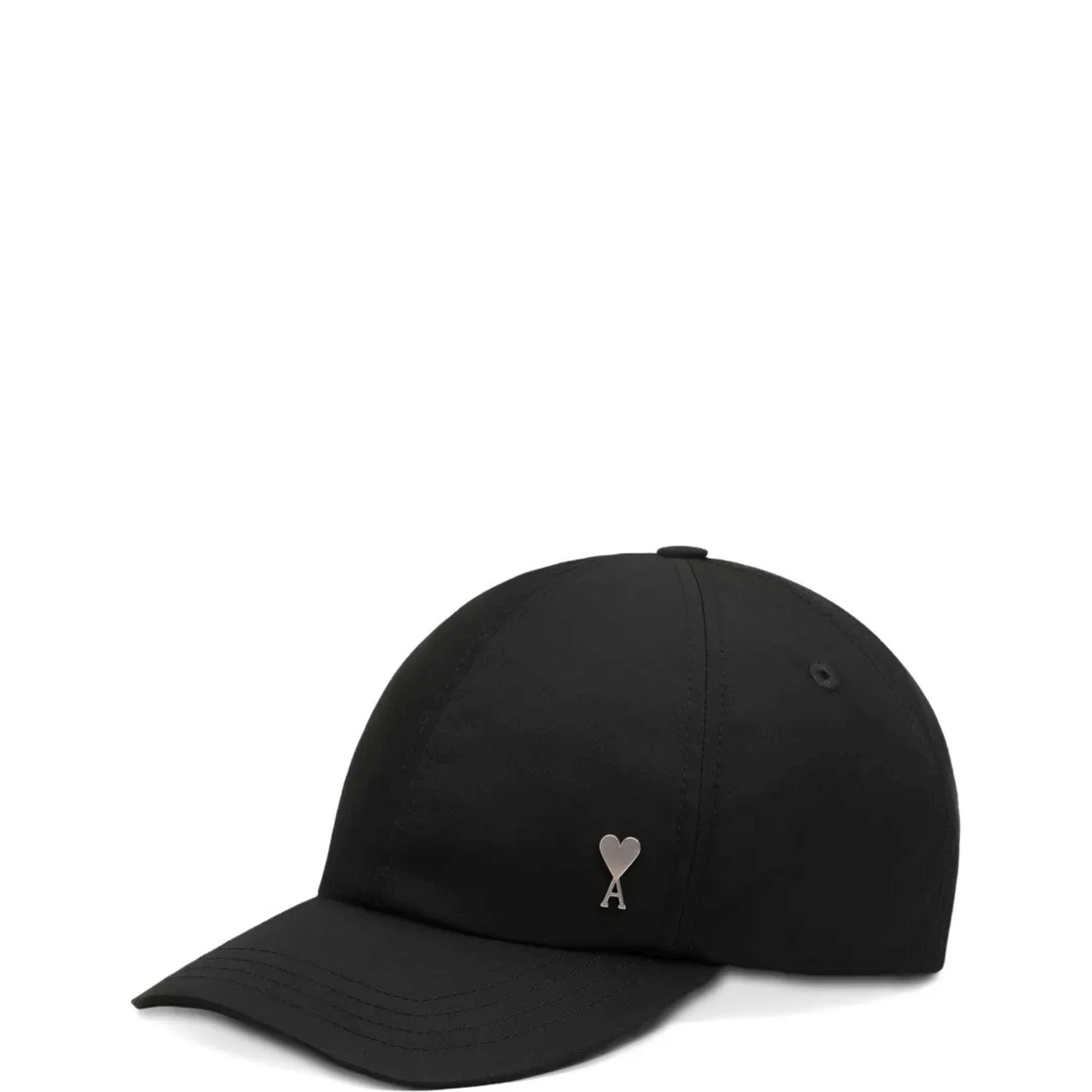 AMI PARIS Kepurė, Juoda, Ami de coeur stud cap 2