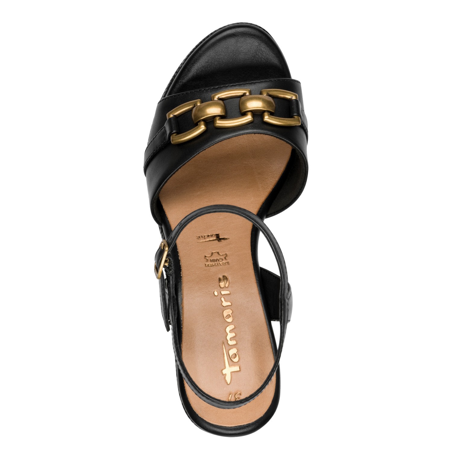 TAMARIS Basutės moterims, Juoda, Sandals 5