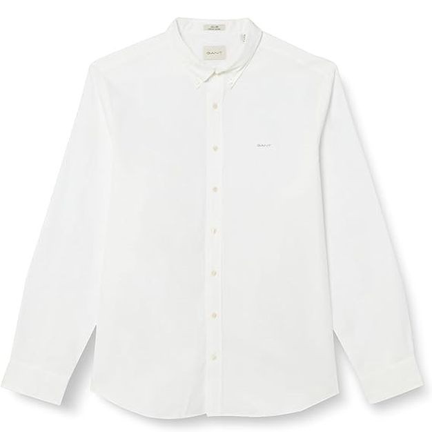 GANT Marškiniai vyrams, Balta, SLIM PINPOINT OXFORD SHIRT 1