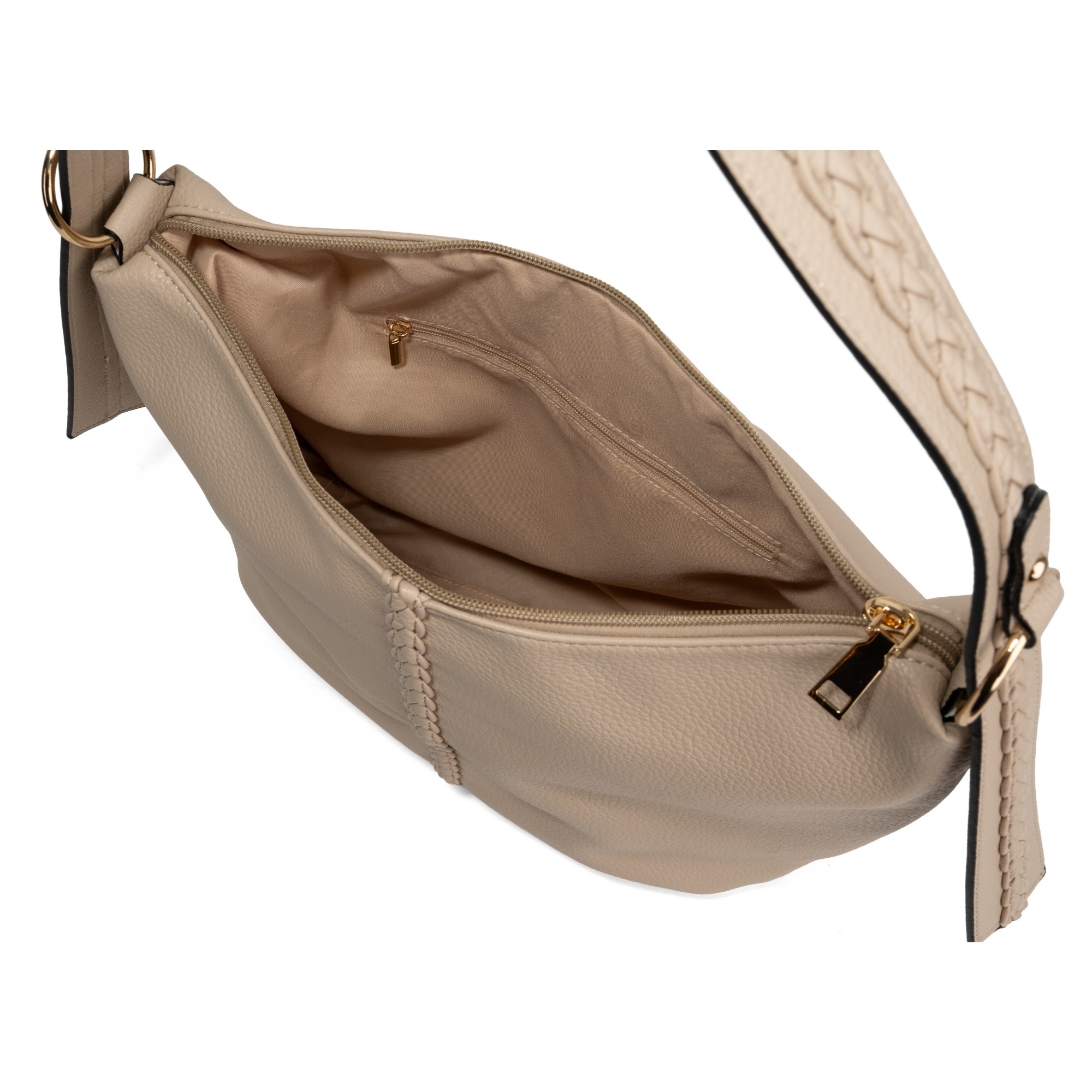 STELLA NEW YORK Rankinė per petį moterims, Smėlio, Shoulder bag 3