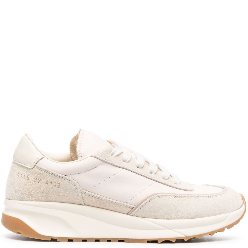 COMMON PROJECTS Sportiniai bateliai moterims, Balta, Track 80 in Nappa and Suede 1