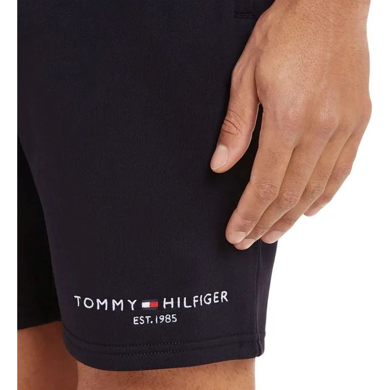 TOMMY HILFIGER Šortai vyrams, Juoda, Small tommy logo sweatshorts 4