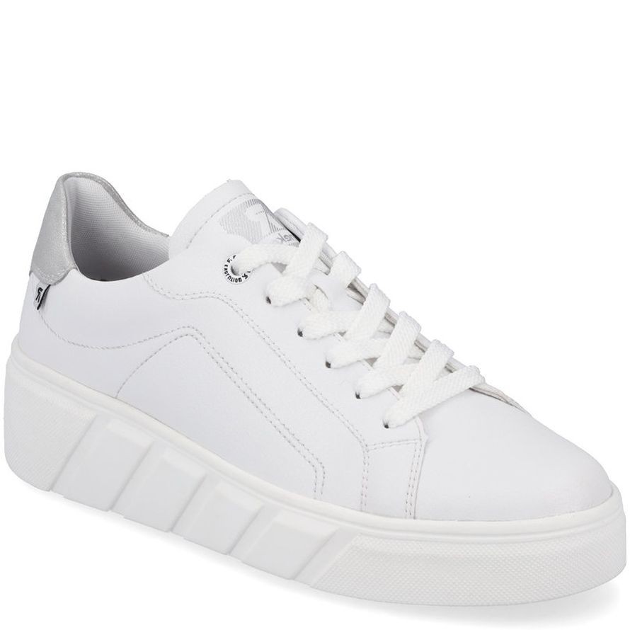 RIEKER Laisvalaikio bateliai moterims, Balta, LEISURE 1