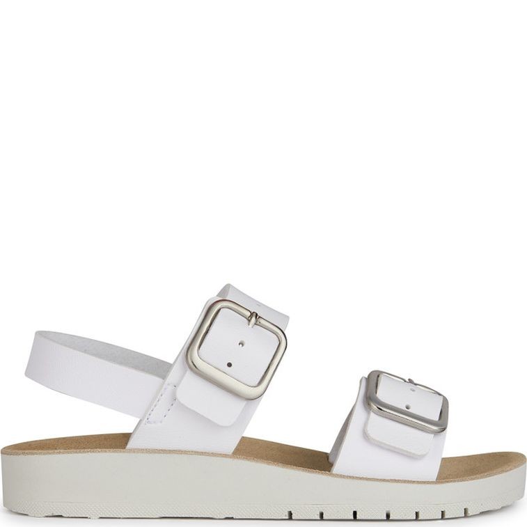 GEOX Basutės mergaitėms, Balta, Sandal costarei 1