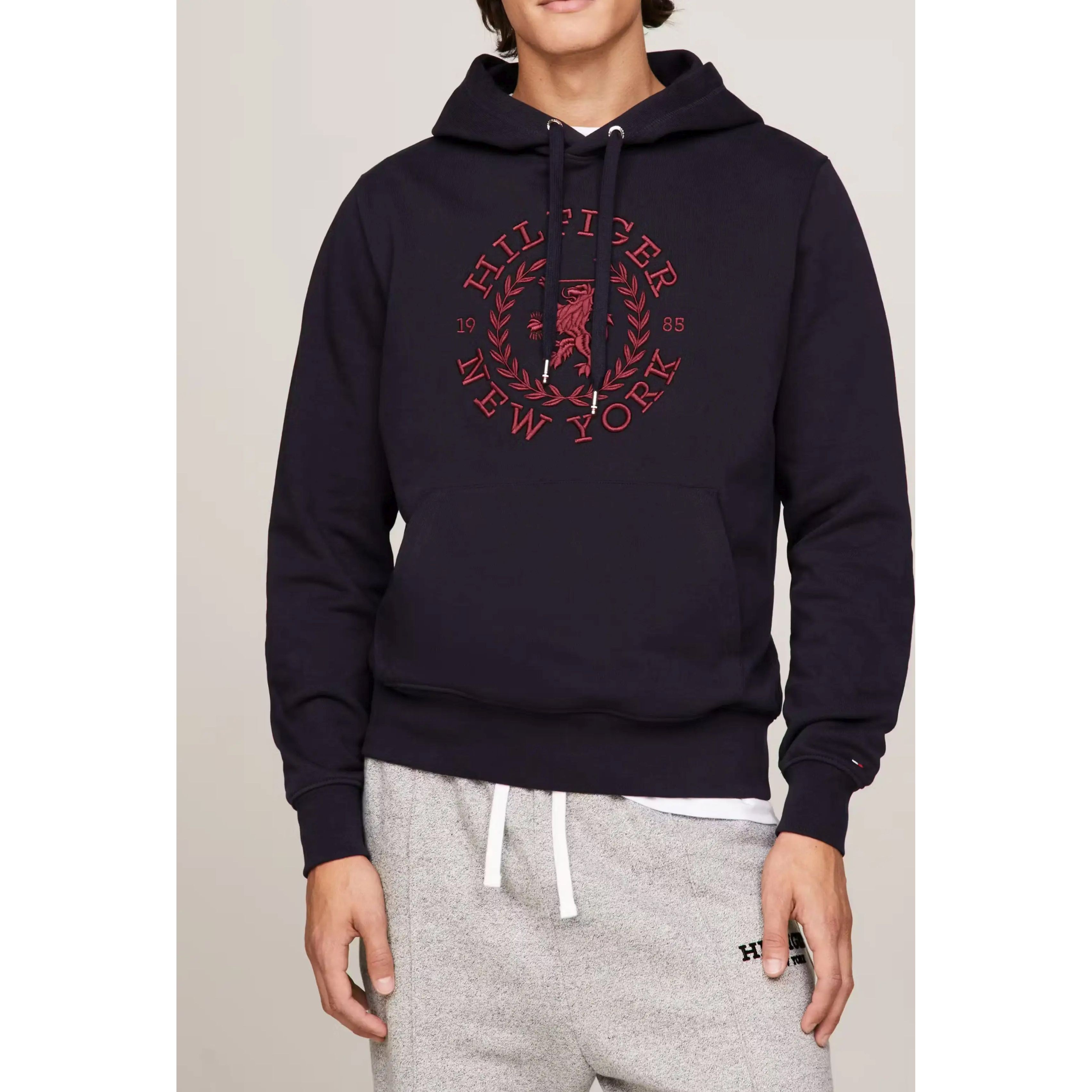 TOMMY HILFIGER Džemperis vyrams, Mėlyna, Big icon crest hoodie 2