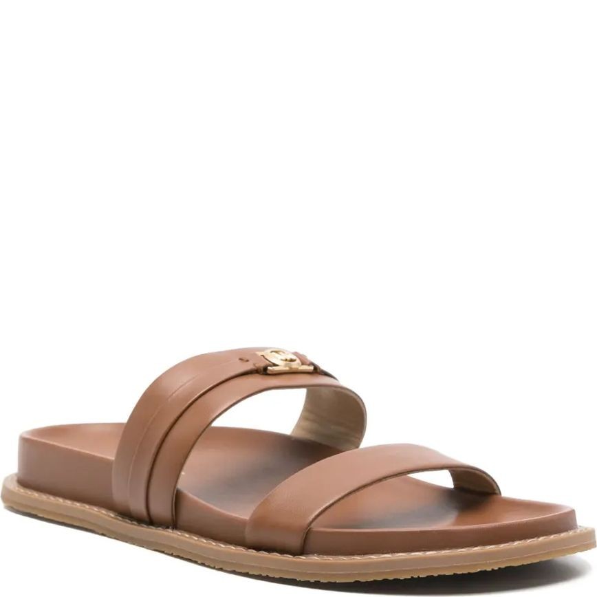 MICHAEL KORS Basutės moterims, Ruda, Mandy flat sandal 2