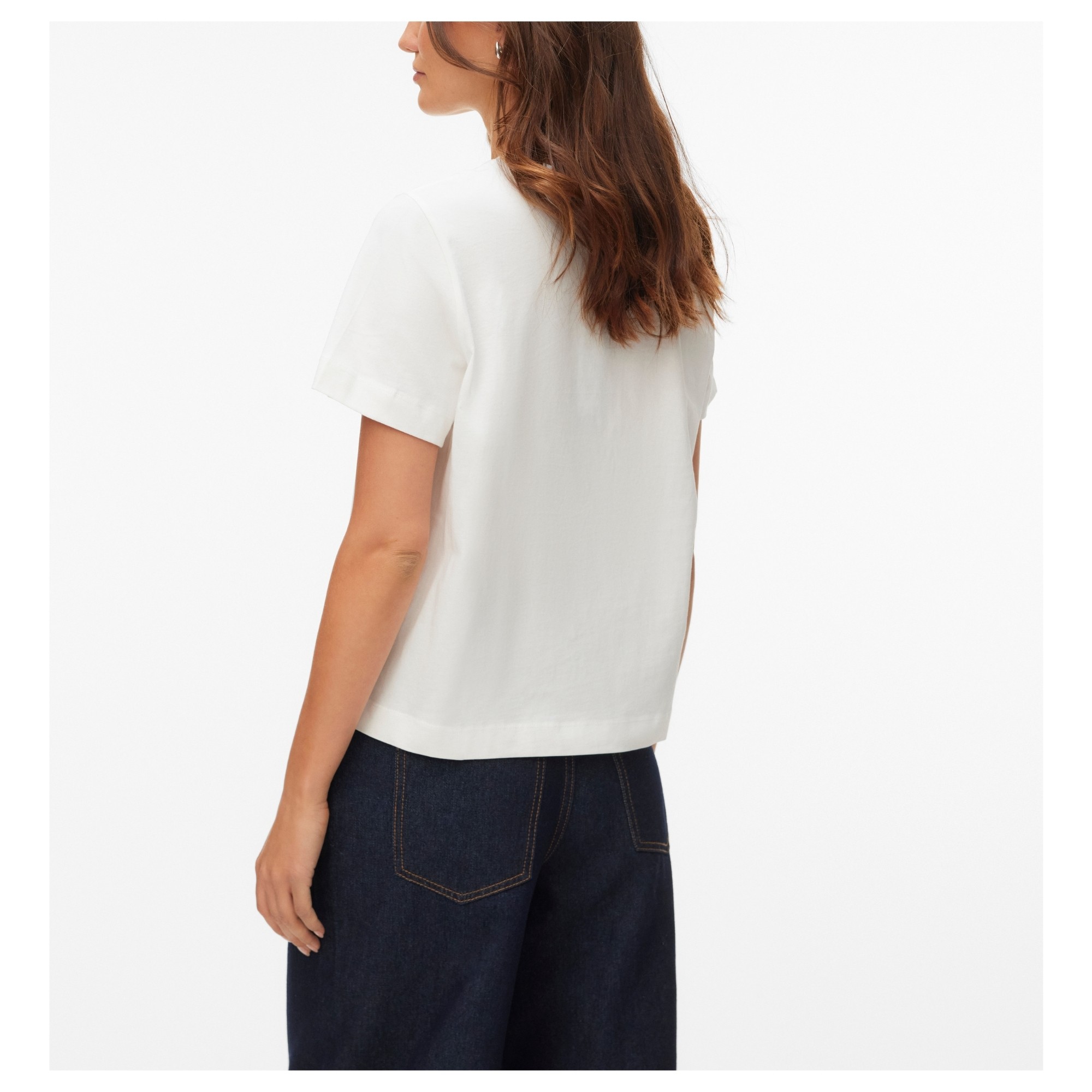 VERO MODA Marškinėliai moterims, Balta, Thea matte 3