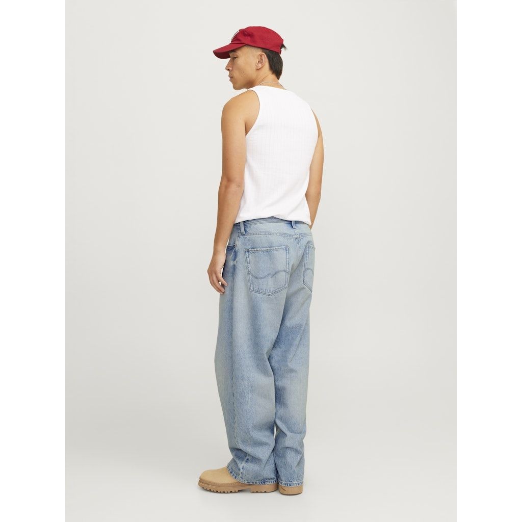 JACK & JONES Platūs džinsai vyrams, Mėlyna, Alex 7