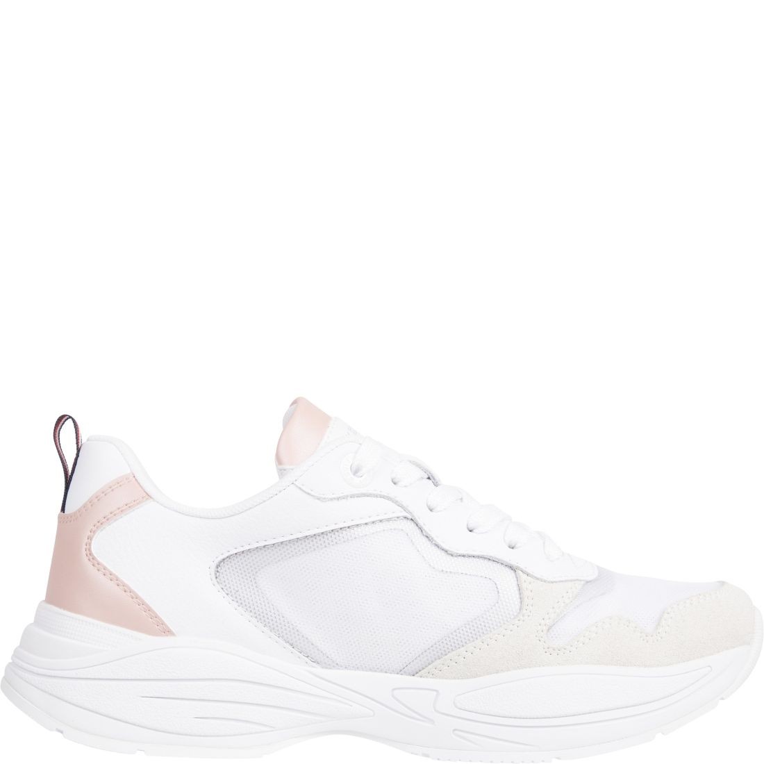 TOMMY HILFIGER Sportiniai bateliai moterims, Balta, Sporty runner sport shoe 3