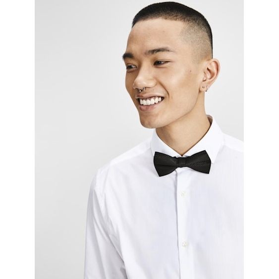 JACK & JONES Kaklaraištis vyrams, Juoda, JACCOLOMBIA BOWTIE NOOS 2